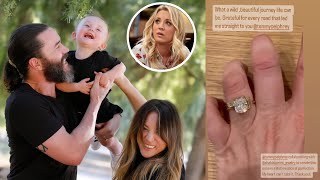 Kaley Cuoco and Tom Pelphrey are Engaged Actress Announces Exciting News on Instagram [upl. by Ellehcsor998]