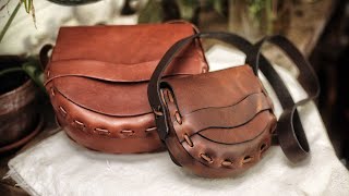 How to Make a Vintage Laced Leather Bag [upl. by Haridan373]