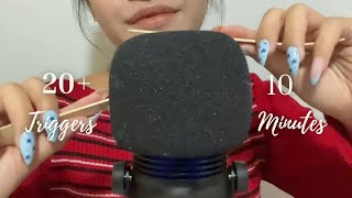 ASMR 20 Triggers in 10 Minutes💕 [upl. by Audrye]