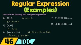 Regular Expression  Examples [upl. by Lipp]