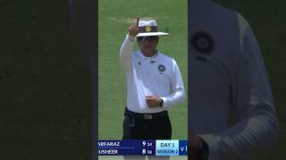 Avesh Khan To Sarfaraz Khan Dismissal in Duleep Trophy cricket youtubeshorts shorts [upl. by Eleon]