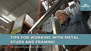 What You Need To Know About Working with Metal Studs amp Framing [upl. by Beitnes771]