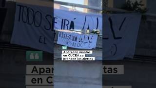 Aparecen mantas en CUCEA se prenden las alertas todoseiraalv 11octubre cucea udg zapopan [upl. by Kristy]