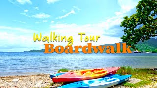 Walking Tour on the Boardwalk  Taking a walk on the Boardwalk Trinidad come along with us [upl. by Annairol]