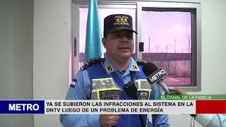 YA SE SUBIERON LAS INFRACCIONES AL SISTEMA EN LA DNTV LUEGO DE UN PROBLEMA DE ENERGÍA [upl. by Cora]