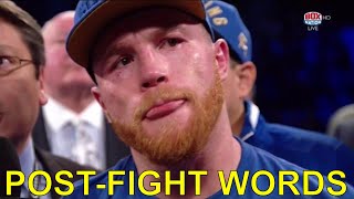 Gennady Golovkin vs Canelo Alvarez POST FIGHT interview [upl. by Sarad204]