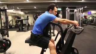 Back  Plate Loaded Seated Row Variation [upl. by Nagram]