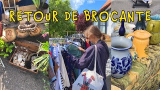 RETOUR DE BROCANTE 🌷 haul  vlog [upl. by Khoury]