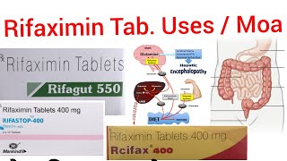 Rifaximin tablet  Rifagut  Rcifax tablet uses in hindi  MOA  Side effects H encephalopathy IBS [upl. by Amber188]