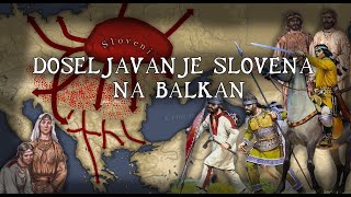 DOSELJAVANJE SLOVENA NA BALKAN  Animirani Dokumentarni Film Istorija [upl. by Newbold]