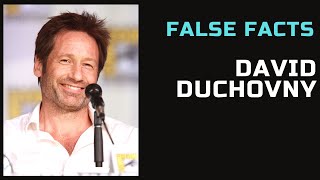 False Facts  David Duchovny [upl. by Einaoj]