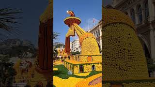 Lemon Festival in Menton France [upl. by Ytok]