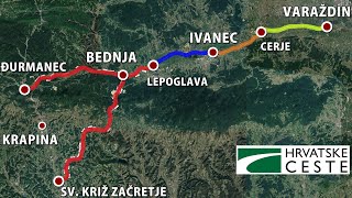 Projekt brza cesta VARAŽDIN  IVANEC  KRAPINA [upl. by Accever]