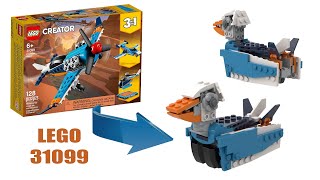 LEGO CREATOR 31099 Alternate Build [upl. by Eluj606]