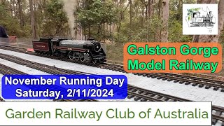 229 Garden Railway Running Day Sat 2112024  with the Garden Railway Club of Australia [upl. by Bergren560]