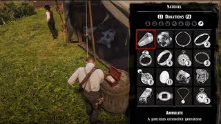 Dutch Reacts To Arthur Donating The Rarest Items in RDR2 [upl. by Ecirtam]