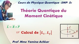 Théorie Quantique du Moment Cinétique Partie 1  chapitre 6  cours de physique quantique SMP [upl. by Nabila]