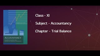 TRIAL BALANCE [upl. by Ennairak]