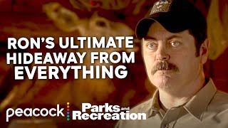 Parks and Rec but its just Ron Swansons countryside cabin  Parks and Recreation [upl. by Aicatsan]