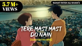 Tere Mast Mast Do Nain  SlowedReverb Lofi  Rahat Fateh Ali Khan  Dabangg Textaudio Text4Music [upl. by Eelatsyrc]