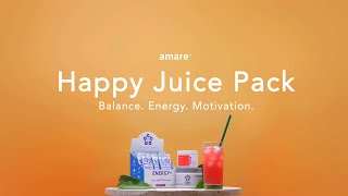 Amare Happy Juice Pack 30 seconds [upl. by Enale651]