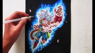 Como Dibujar a BARDOCK MIGATTE NO GOKUI Dominado 100  Mastered Ultra instinc ESPECIAL 150 k [upl. by Irep]