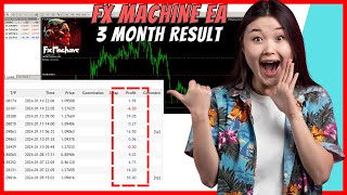 FX Machine Forward Test Results After 3 Months Stable Profit Every Month but Long Floating  Part 2 [upl. by Salomon]