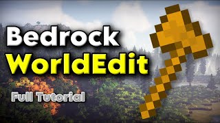 How to Download and Use WorldEdit in Minecraft Bedrock  Full Tutorial [upl. by Einnov]