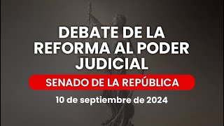 🔴Reanudación de la Sesión Vespertina del Senado ReformaAlPoderJudicial 10092024 [upl. by Peednam57]