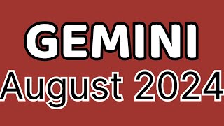 Gemini MAHIHIBANG KAKAISIP  August 2024 Monthly Tagalog Tarot Reading Horoscope Kapalaran [upl. by Lewse]