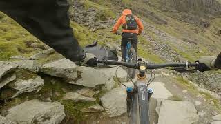 coniston old man  steep tech  mountain biking [upl. by Ashlie]