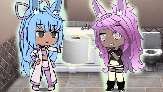 Cant Find Toilet Paper  Gacha Life Mini Video Quarantine At Home Story [upl. by Edaw47]