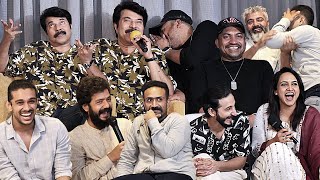 Bheeshma Parvam Team Funny Exclusive Interview  Mammootty  Soubin  Sreenath Basi  Srinda  Lena [upl. by Duggan880]