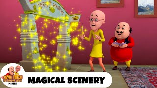 Magical Scenery  जादुई नज़ारा  Comedy Funny Cartoon  मोटू पतलू  Full Ep 116  Motu Patlu [upl. by Aronos508]