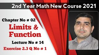 Fsc math part 2 new course Exercise 23 question 1 [upl. by Opalina]