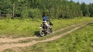 Jumping Honda CB500x Rally Raid [upl. by Ahsened]