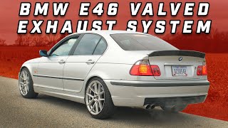 BMW E46 325i amp 330i Valved Exhaust  ECS Tuning [upl. by Pettiford]