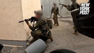 Dramatic video captures Israeli naval commandos retaking Gaza border post [upl. by Nevaed862]