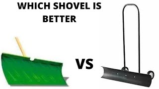 SNOWCASTER VS EZ PLOW SHOVEL [upl. by Aya203]