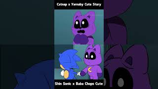 SHIN SONIC x TAILS x YARNABY SO BABY Cute story Poppy Playtime Animation [upl. by Odlavso]