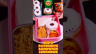 Choti k liye bnai Korean noodles 🍜 or jim jam sandwich lunchbox [upl. by Itsirc]