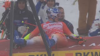 Ski Alpin Mens giant Slalom Adelboden 2run Highlights 2024 [upl. by Ludlow]