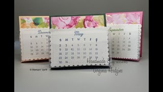 Days to Remember Calendar Stampin Up Virginia Hodgins [upl. by Civ]