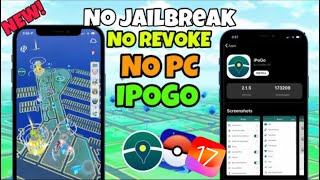 NEW Pokemon GO Spoofing iOS 17 2024 🤍 NO PC NO REVOKE ✅ TELEPORT and JOYSTICK [upl. by Hooper]