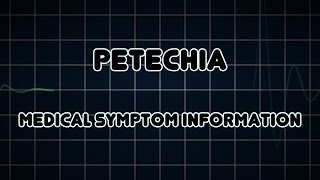 Petechia Medical Symptom [upl. by Anaxor564]