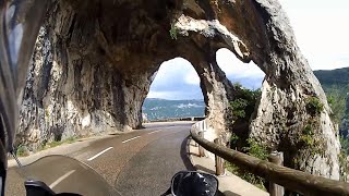 Verdon Gorge Les Gorges du Verdon  Alps  Europe motorcycle trip part 7 [upl. by Kaja]