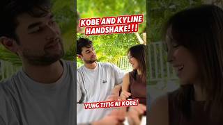 KOBE PARAS AND KYLINE SWEET HANDSSHAKE kylinealcantara kobeparas youtubeshorts fyp [upl. by Cleopatra]