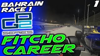 F1 2016 GP2 CAREER 1 Bahrain R1  BEING BULLIED ON DEBUT  Fitcho Career S1 [upl. by Eppie]