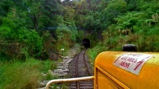 Cab Ride GMD Locomotive DFT 7104 From New Lynn  Waitakere [upl. by Rimat]