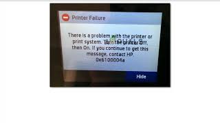 Fix Printer Failure 0x6100004a HP OfficeJet [upl. by Carola912]